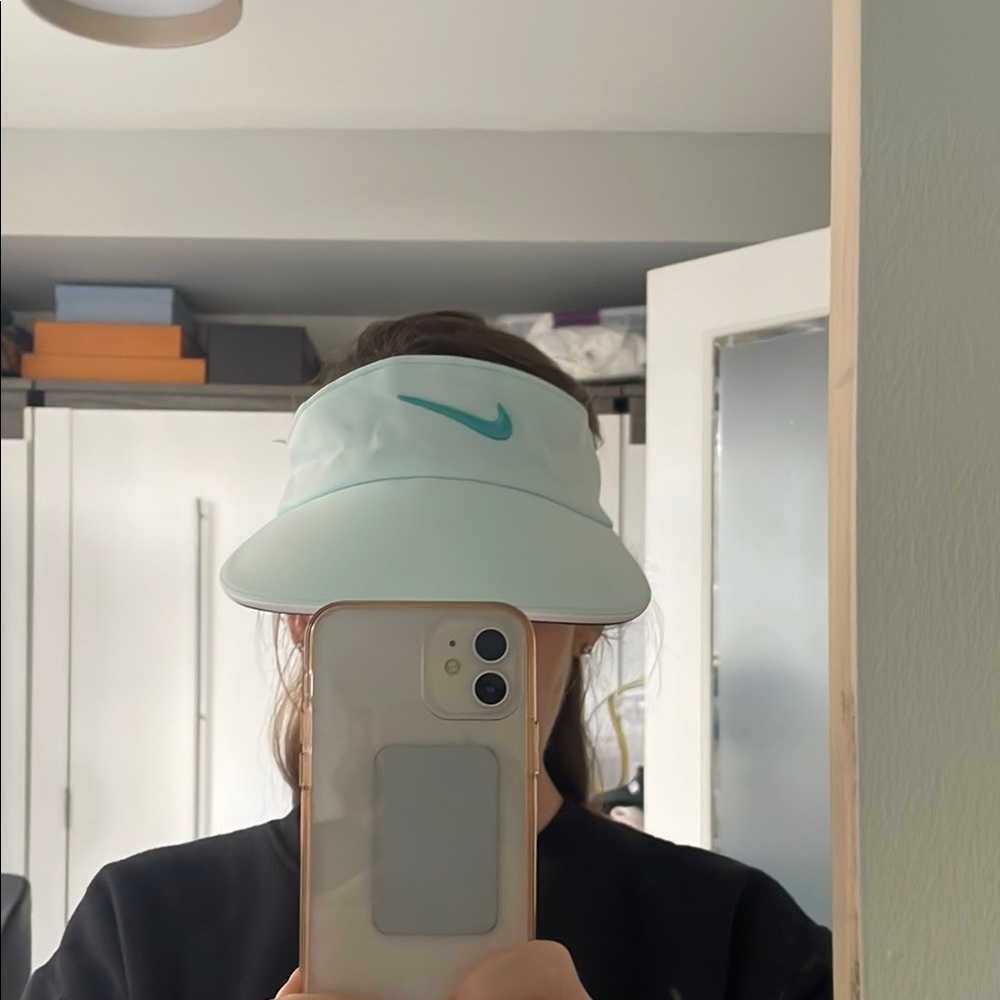 Nike Dri-Fit Teal Visor with Logo